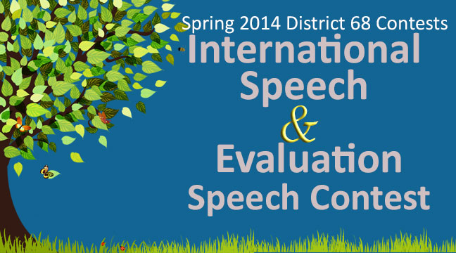 Spring 2014 Toastmaster International Contest